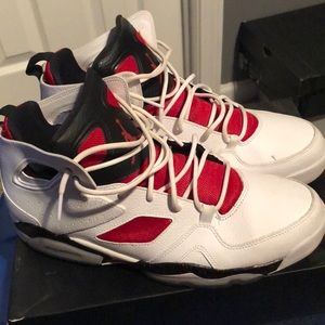 Jordan flightclub 91 white black gym red